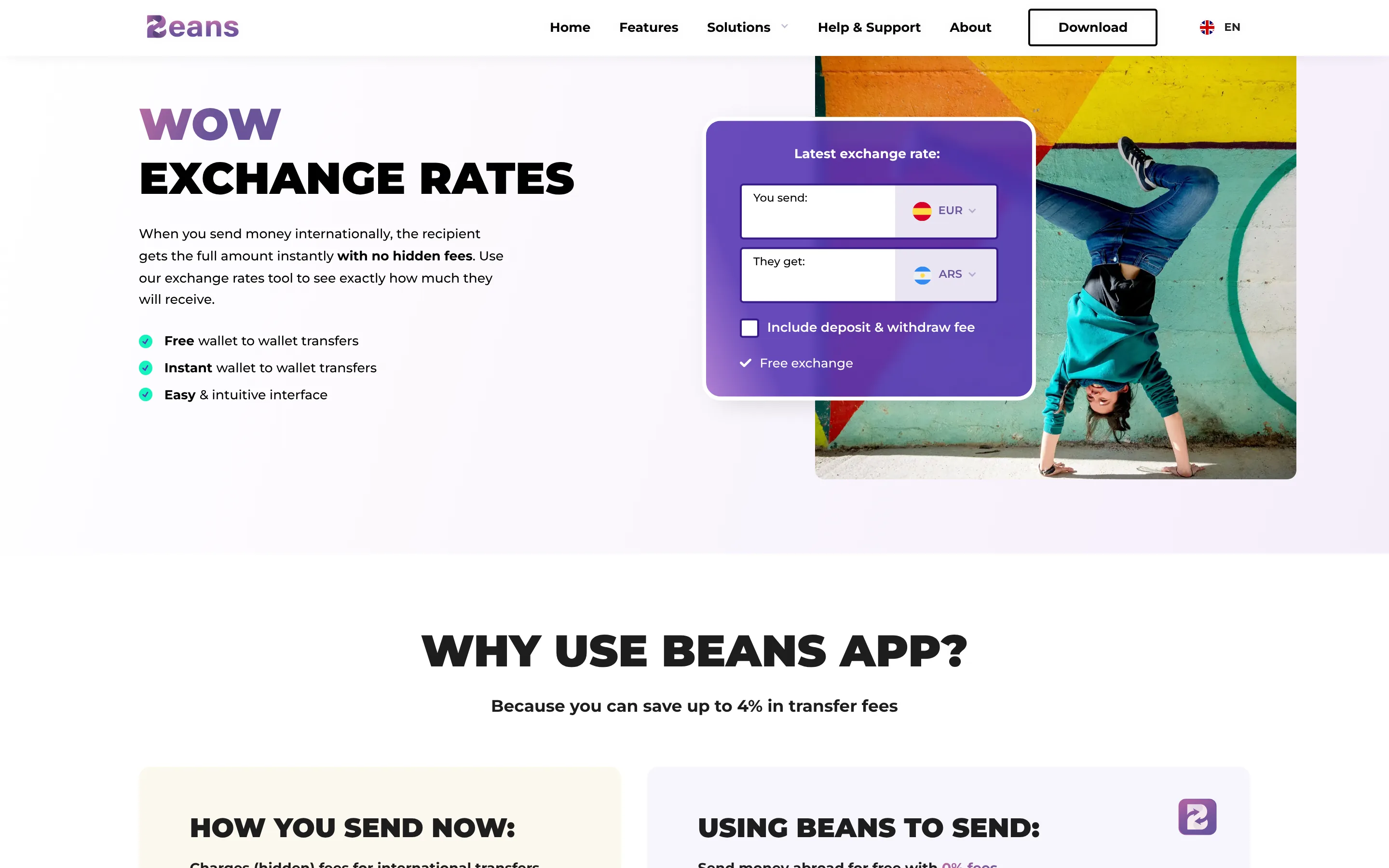 Beans: het volgende deel van de homepage